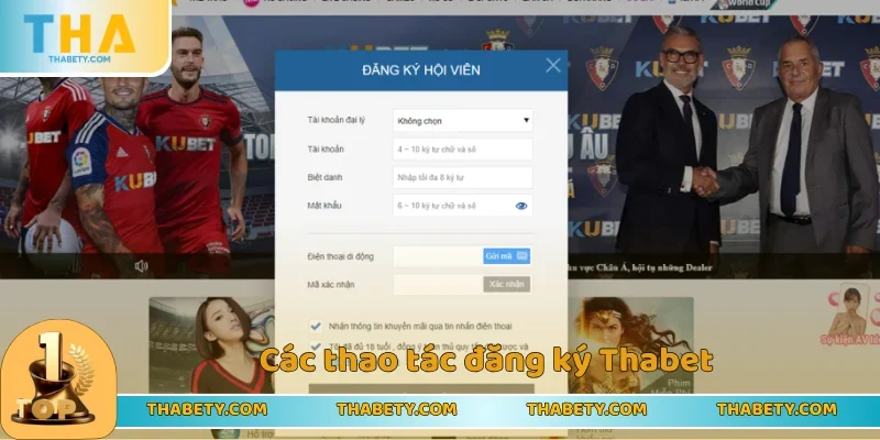 Các thao tác đăng ký tài khoản cực nhanh