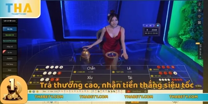 Trả thưởng cao, nhận tiền thắng siêu tốc